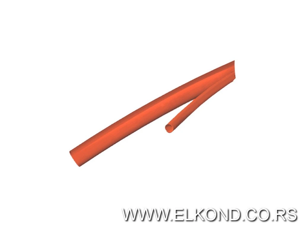 TERMOSKUPLJAJUĆI BUŽIR  8/4MM CRVENI