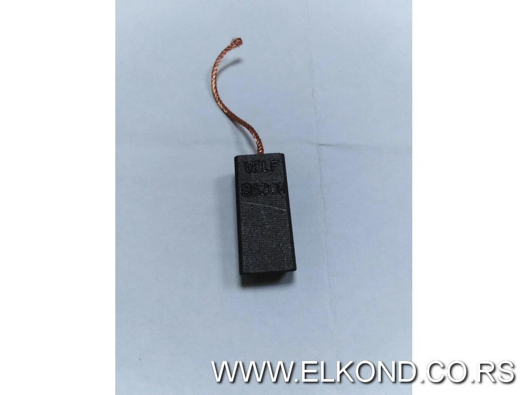 UGLJENA ČETKICA  6.3X12.5X30mm