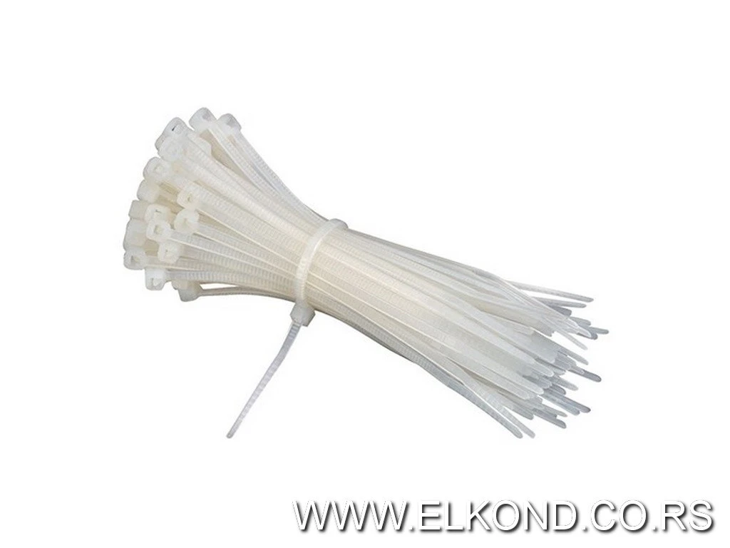 VEZICE ZA ŽICE 250X4 BELE PM-127